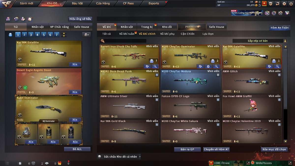 shop acc cf uy tin gia re